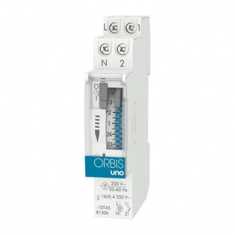 Interruptor horario modular UNO QRD 230V ORBIS ORBOB400232