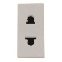 Enchufe Estrecho Niessen Zenit Plata NIEN2135PL