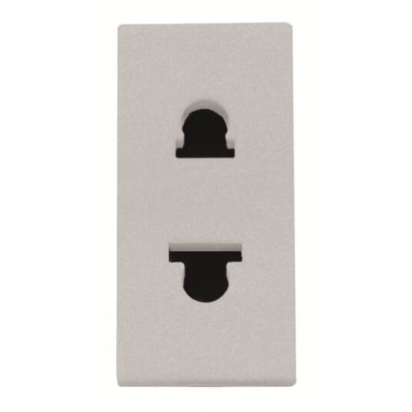 Enchufe Estrecho Niessen Zenit Plata NIEN2135PL