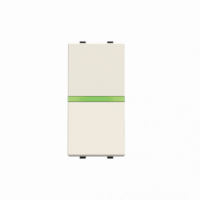 Conmutador Estrecho Luminoso Niessen Zenit Blanco NIEN2102.5BL