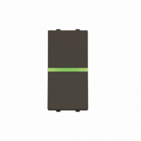 Conmutador Estrecho Luminoso Niessen Zenit Antracita NIEN2102.5AN