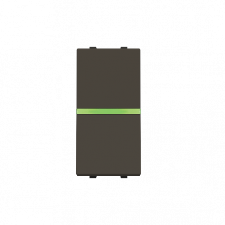 Conmutador Estrecho Luminoso Niessen Zenit Antracita NIEN2102.5AN