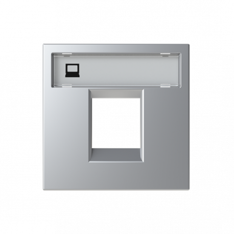 Toma RJ45 hasta CAT.6 Niessen Zenit Plata NIEN22181PL*