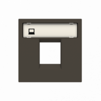 Toma RJ45 hasta CAT.6 Niessen Zenit Antracita NIEN22181AN*