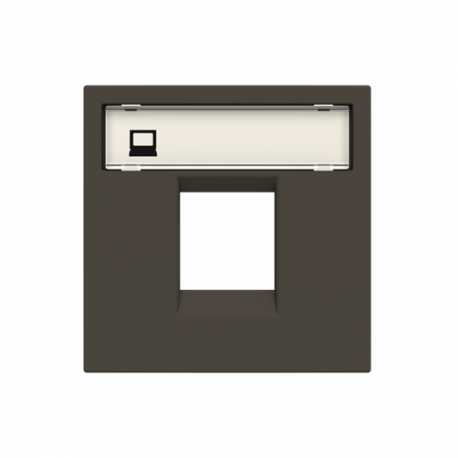 Toma RJ45 hasta CAT.6 Niessen Zenit Antracita NIEN22181AN*