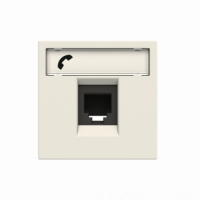 Toma de Telefono Niessen Zenit Blanco NIEN22176BL