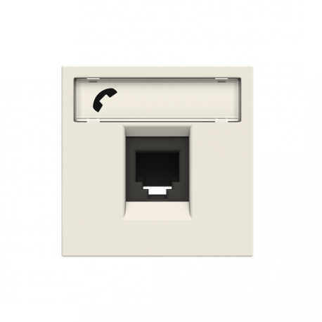 Toma de Telefono Niessen Zenit Blanco NIEN22176BL