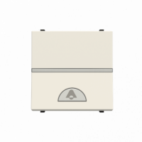 Pulsador Simbolo Campana Niessen Zenit Blanco NIEN2204BL