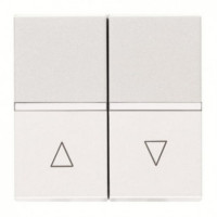 Pulsador Persiana Niessen Zenit Blanco NIEN2244BL