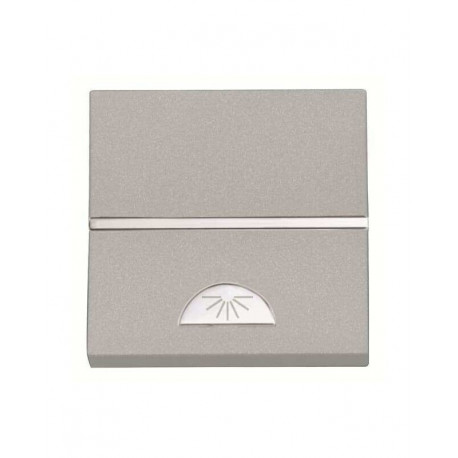 Pulsador Luminoso Simbolo Luz Niessen Zenit Plata NIEN22044PL*