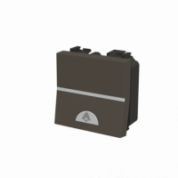 Pulsador Luminoso Simbolo Campana Niessen Zenit Antracita NIEN22043AN*