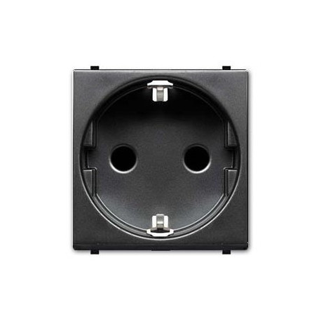 Base de enchufe con TT Lateral Niessen Zenit Antracita NIEN2288AN