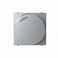 Regulador Giratorio/Pulsacion LED Niessen Zenit Plata NIEN22603PL