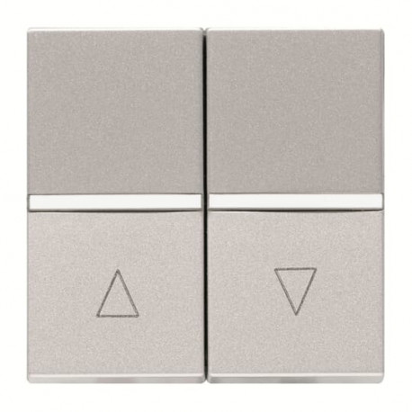 Pulsador Persiana Niessen Zenit Plata NIEN2244PL