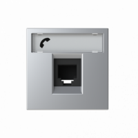 Toma de Telefono Niessen Zenit Plata NIEN22176PL