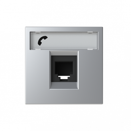 Toma de Telefono Niessen Zenit Plata NIEN22176PL