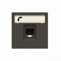 Toma de Telefono Niessen Zenit Antracita NIEN22176AN