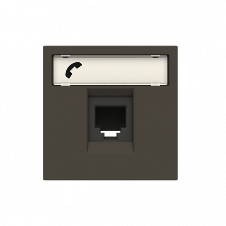 Toma de Telefono Niessen Zenit Antracita NIEN22176AN