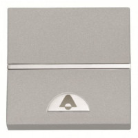 Pulsador Simbolo Campana Niessen Zenit Plata NIEN2204PL