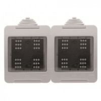 CAJA ESTANCA SALIENTE DE 4 MODULOS ESTRECHOS/2 ANCHOS NIEN3292