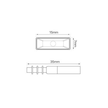 TAPA INICIAL para TIRA LED 230V para TIRAS DE LED 2835 DIRECTA A RED MONOCOLOR ITE5551149