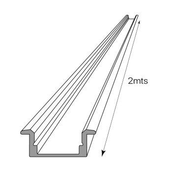 Perfil aluminio S173 Empotrable ITE5550489