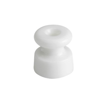 AISLADOR - SUJECION PARA CABLE TRENZADO EN COLOR BLANCO