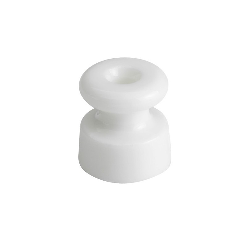 AISLADOR - SUJECION PARA CABLE TRENZADO EN COLOR BLANCO