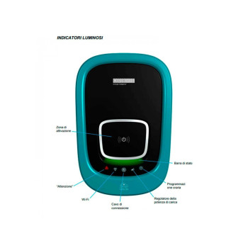 CARGADOR VIARIS UNI monofasico 7,4 KW MANGUERA TIPO 2 5m + WIFI ORBOB94U220HA1