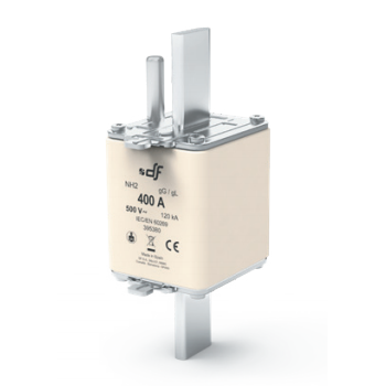 CARTUCHO FUSIBLE DE TALLA NH-2 400 AMP. NH2400 DF381380