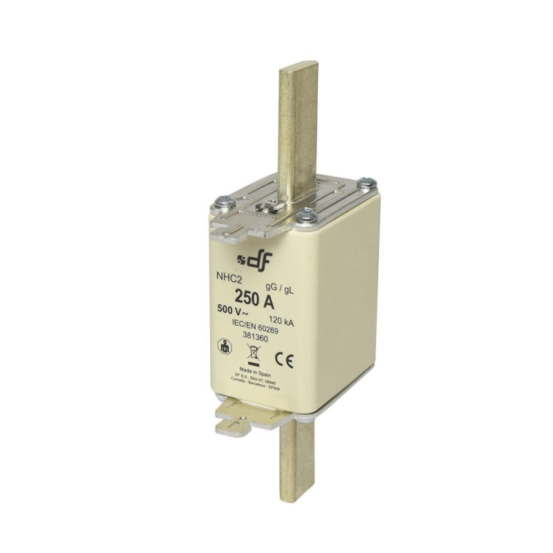 CARTUCHO FUSIBLE DE TALLA NH-2 250 AMP. NH2250 DF381360