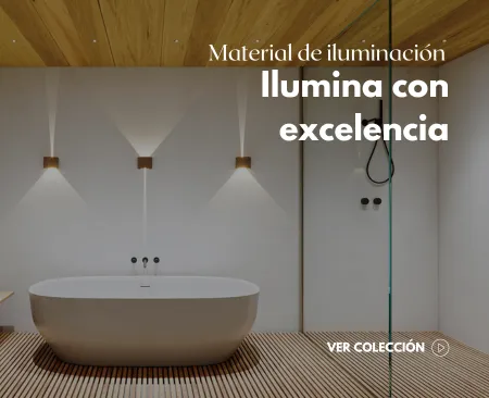 Material de iluminación: lámparas LED, focos, apliques y más para tu hogar